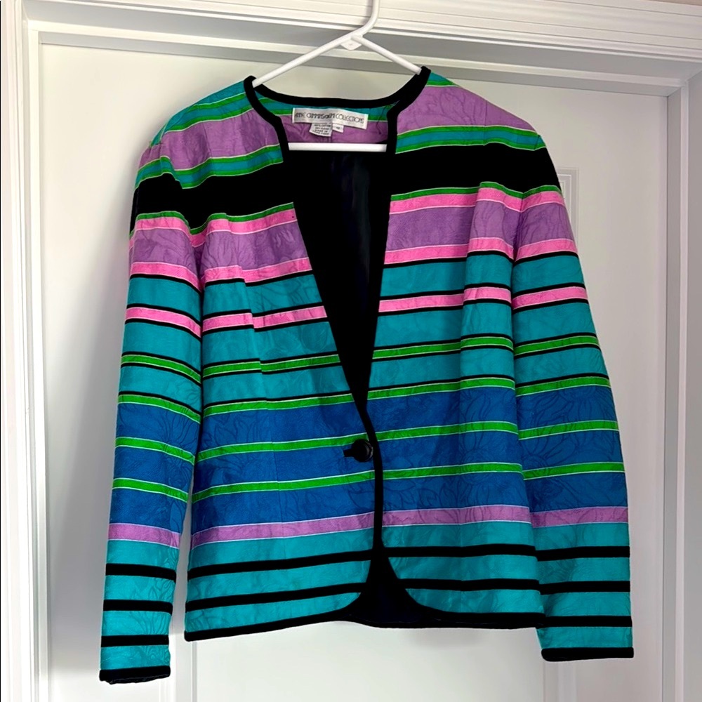 Christopher & Banks Multicolor Striped Women's Jacket